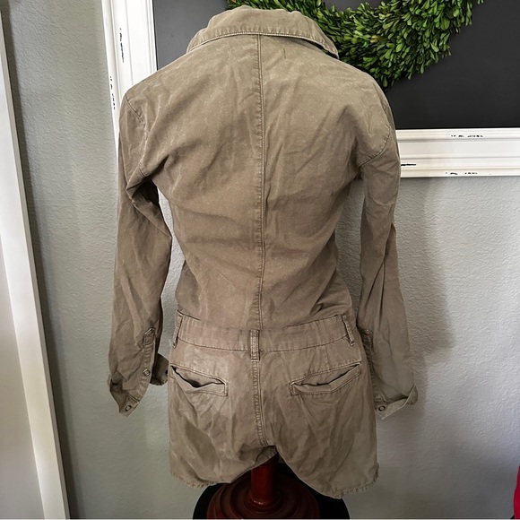 J Brand Avery Utility Romper Jumpsuit Shorts Onesie - XS - Picture 6 of 8